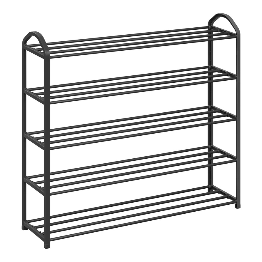 WOLTU Schuhschrank aus Metall mit 4/5 Ebenen in Beige, moderner Schuh-Organizer für Flur und Schlafzimmer - Bild 2