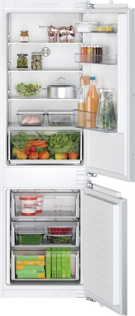 Bosch KIN86NFE0 Einbau-Kühl-Gefrier-Kombination in Weiß mit NoFrost und SuperFreezing - Bild 1