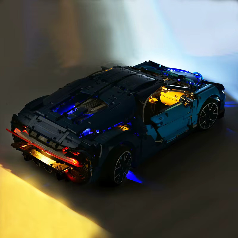 LED-Lichtset in Schwarz für LEGO Bugatti Chiron 42083 Bausteine als dekorative Lampe - Bild 2