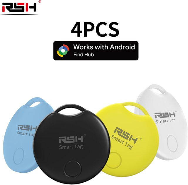 RSH Tracker für Android Smart Tag mit Google Find My Device Unterstützung, Anti-Verlust-Erinnerung und Ton zur Lokalisierung von Schlüsseln und Gepäck - Bild 1