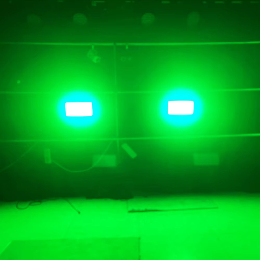HYULIGHTS 4er-Set 200W LED Stroboskoplicht RGBW 4in1 Wash Bar mit 48 Partitionen, Weiß 8000K, DMX Bühnenbeleuchtung für DJ und Party, Schwarz - Bild 4