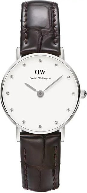Daniel Wellington Damenarmbanduhr, Quarz, Weiß, Leder, Rund - Bild 1