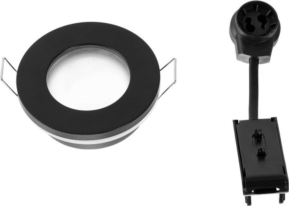 Arcchio Einbaustrahler sylvi aus Aluminium in Schwarz mit GU10 Fassung für ein modernes und minimalistisches Design - Bild 1