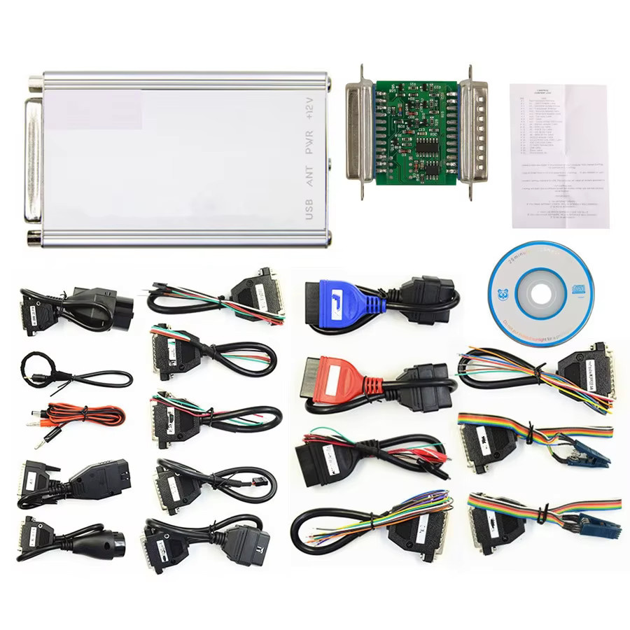 Carprog ECU Programmierer und Airbag Reset Tool in Silber mit 21 Autoadaptern für Online Chip Debugging - Bild 2