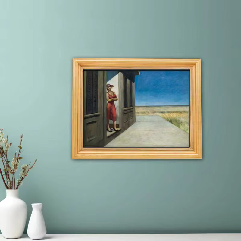 YUTTEE 5D Diamant-Malerei-Set Edward Hopper Motiv zum Selbermachen, Mosaik-Kunsthandwerk in Multicolour, B/H: 30,0 x 20,0 cm - Bild 2