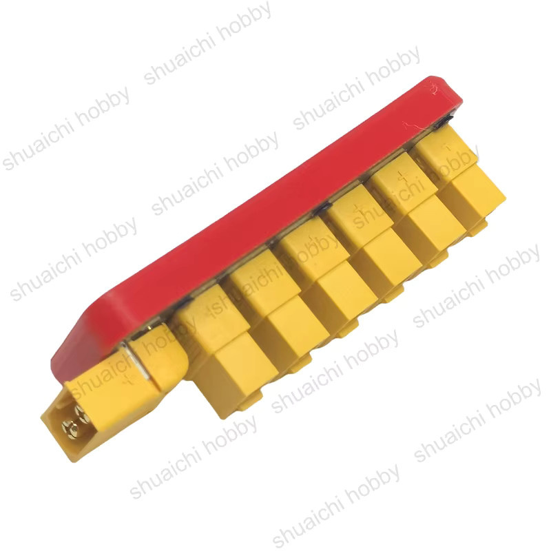 SHUAICHI Power Distribution Board PDB Modul mit 1-zu-6 XT60 Steckern für DC 0-100V 150A für RC Auto, U-Boot und Roboter - Bild 2