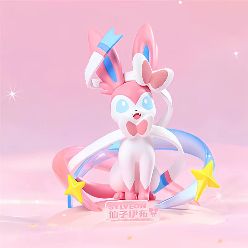Funism Pokemon Sammelfiguren Sylveon Leafeon Glaceon aus Kunststoff, mehrfarbig - Bild 3