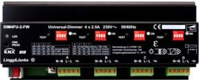 Lingg & Janke Universal-Dimmer DIM4FU-2-FW Schwarz 4-fach 570W 4x2,5A - Bild 1
