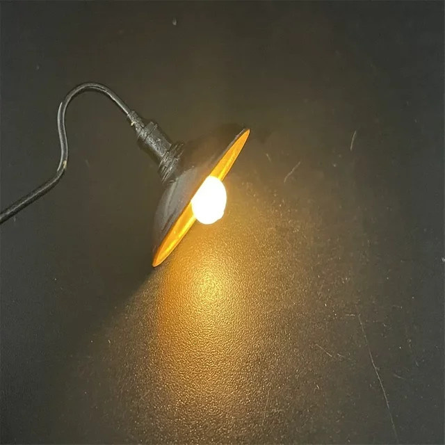 MDWD Metall-SMD-LED-Wandleuchte für Zug, Maßstab 1:87, Schwarz - Bild 1