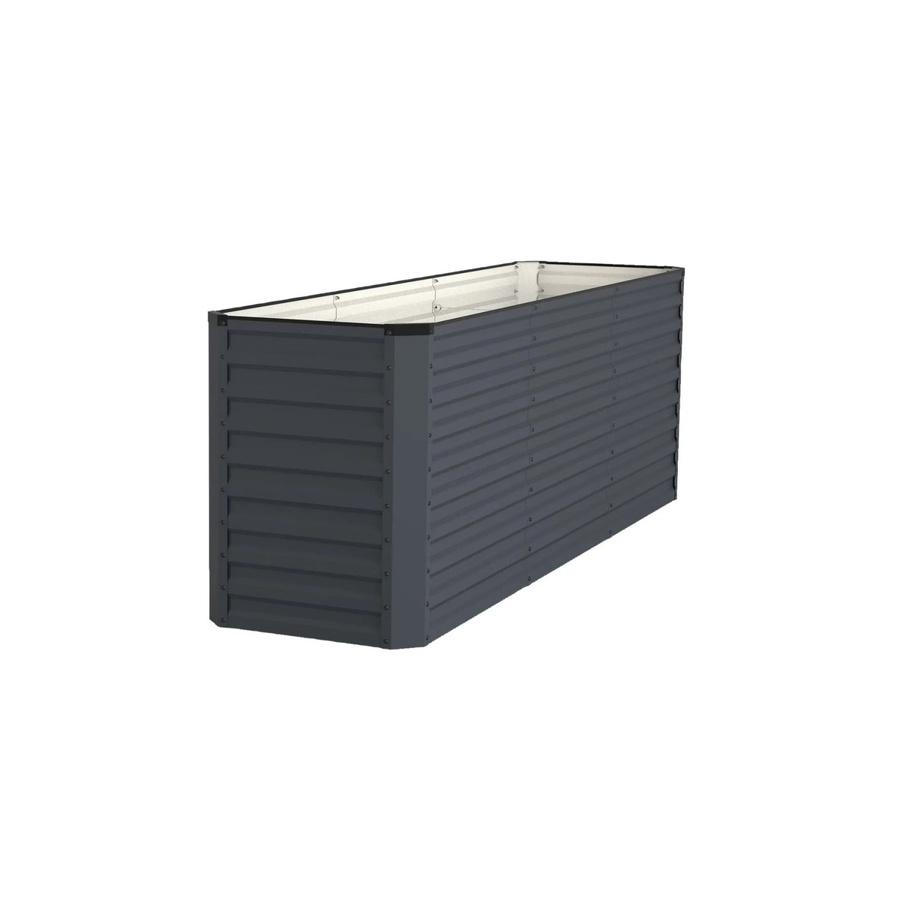 VidaAtHome.de RIVARO Select Hochbeet aus Stahl in Graphitgrau und Schwarz, B/T/H: 260 x 70 x 90 cm - Bild 2