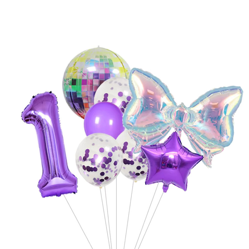 Potdemiel Zahlenballons 0-9 für Kinder Geburtstagsparty und Baby Shower Dekoration - Bild 2