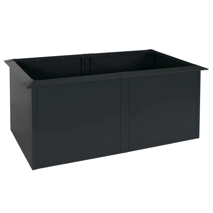 MCW Hochbeet N24 aus Eisen mit Schneckenkante, anthrazit, B/T/H: 170 x 78 x 90 cm - Bild 2
