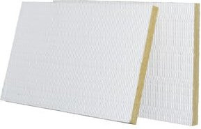 Flamro Mineralfaserplatte 01182185, weiß, beidseitig beschichtet, B/H/T: 100 x 60 x 8 cm - Bild 1