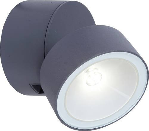 Lutec TRUMPET 5626101125 LED-Außenwandleuchte in Anthrazit mit integriertem LED-Leuchtmittel und minimalistischem Design - Bild 1