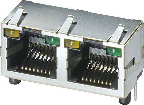 Phoenix Contact Leiterplattensteckverbinder 1149854, 8 Polstellen, Silber, 60 Stück - Bild 1