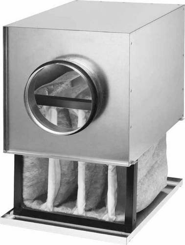 Helios LFBR 160 F7 Luftfilter-Box für Kanäle in Silber und Stahl - Bild 1