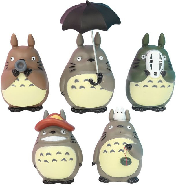 Bandai Anime-Serie Figuren Mini-Statuen, 5-teiliges Set, Kunststoff - Bild 1
