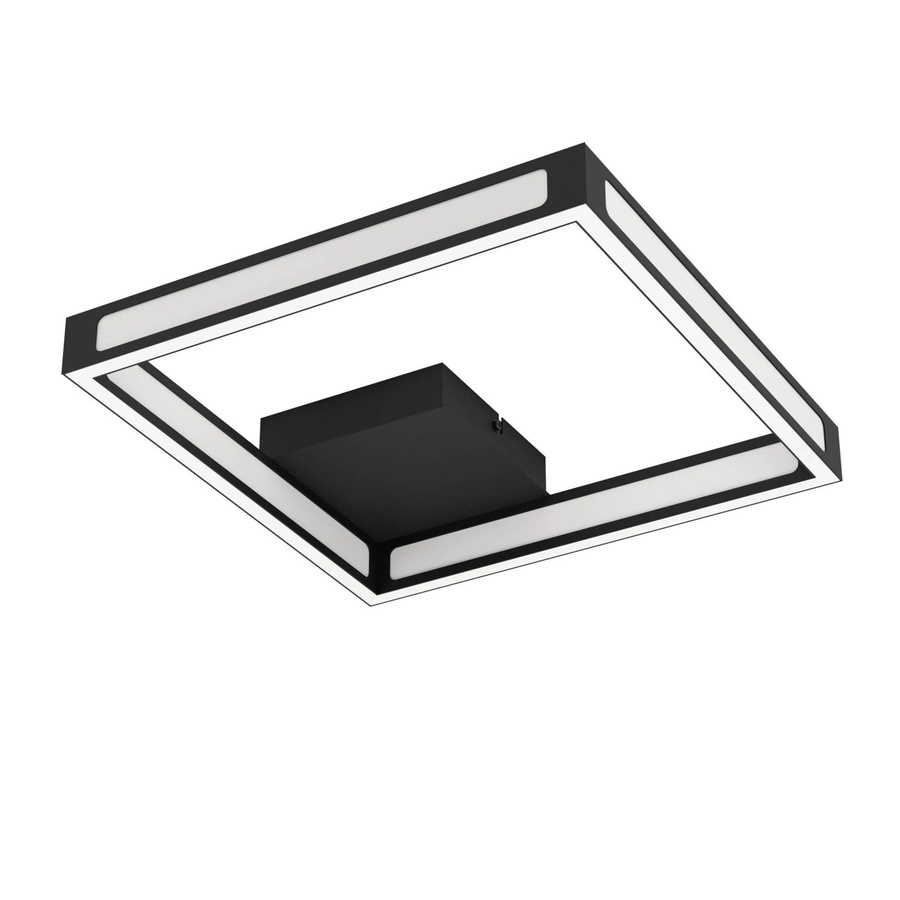 Eglo LED-Deckenleuchte Altaflor modern quadratisch Schwarz-Weiß B/T: 31,5 x 31,5 cm - Bild 2