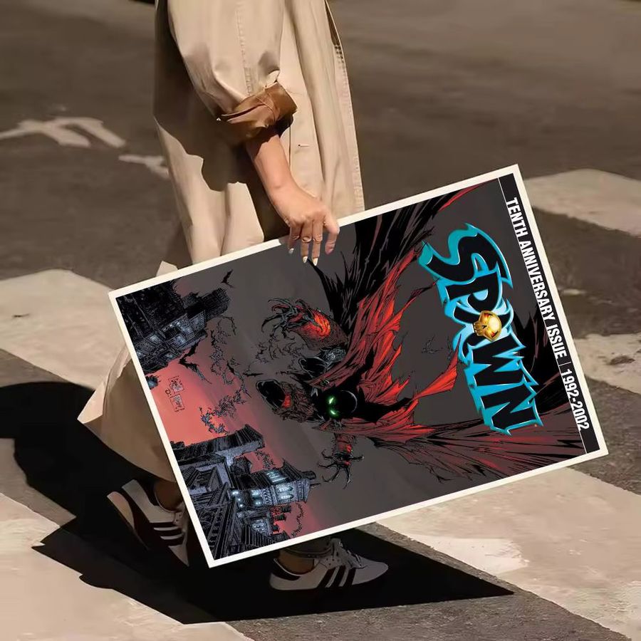 Wasserdichter Anime Spawn Poster Selbstklebender Papieraufkleber zur Wanddekoration für dein Zimmer, Bar oder Kaffeehaus - Bild 5