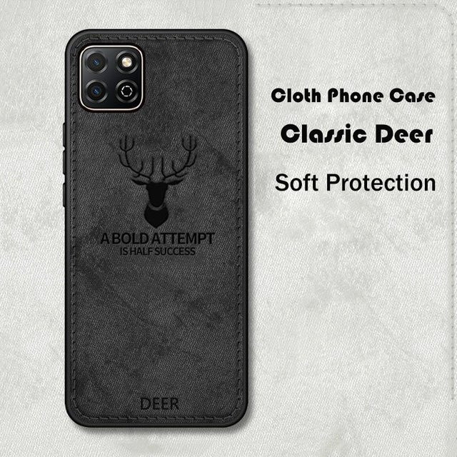 Schutzhülle mit Modetuch-Muster für Huawei P30 P40 P50 P60 Mate 30 40 50 60 Pro Nova 9 10 11 12 Pro in Grau - Bild 1