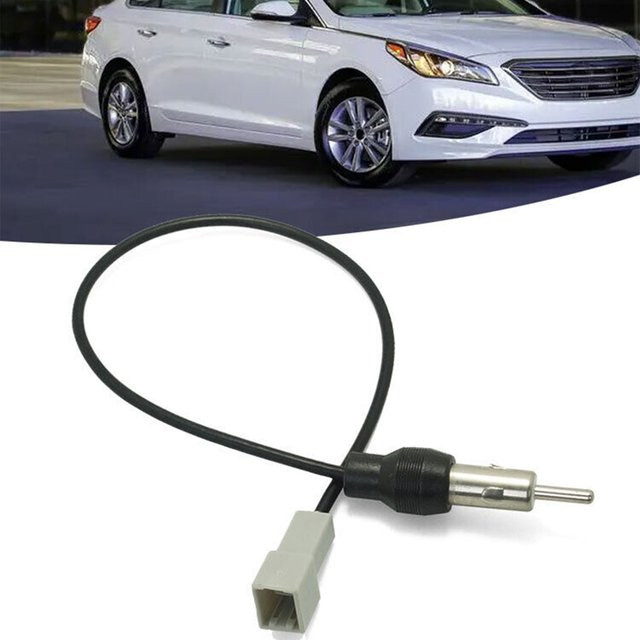Auto Radio Antennen Adapter Kabel für Kia und Hyundai 2006-2012, Farbe: Schwarz, Länge: 25-30 cm - Bild 1