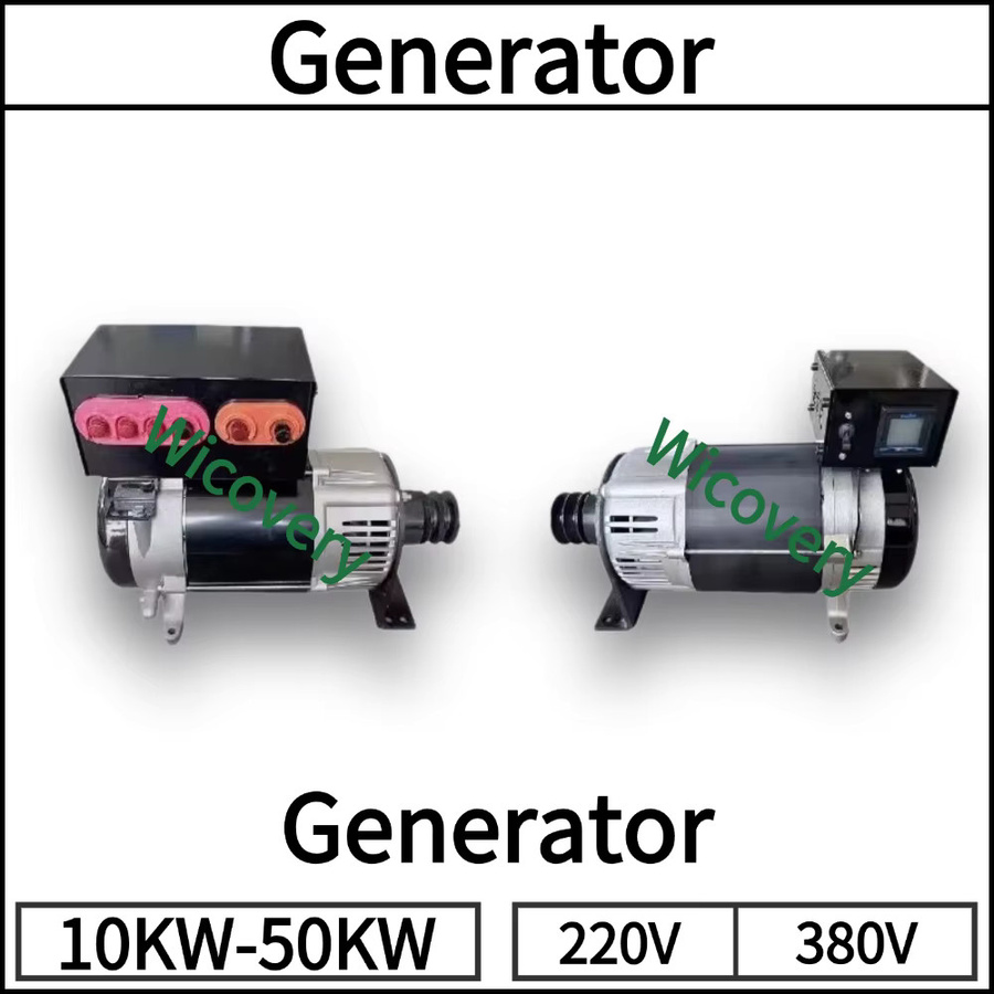 Rewindagic Hocheffizienter dreiphasiger Wechselstromgenerator mit Permanentmagnet und Spannungsregler, 30 kW bis 50 kW, 220 V / 380 V, 50 Hz - Bild 3