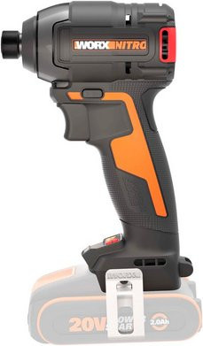 Worx PowerShare Schlagschrauber mit HEX Aufnahme, schwarz-orange - Bild 1