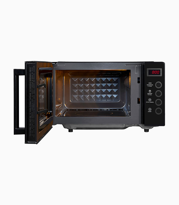 Exquisit Solo-Mikrowelle MW7020-F-030DI in Schwarz, B: 45,9 cm, H: 28,0 cm, T: 35,2 cm - Bild 4