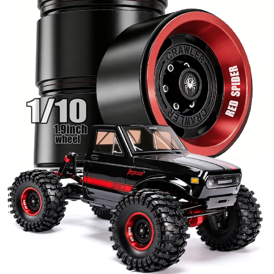 RS Metall-Beadlock-Räder, 1,9 Zoll, für 1/10 RC Crawler/Trail Truck - Bild 6