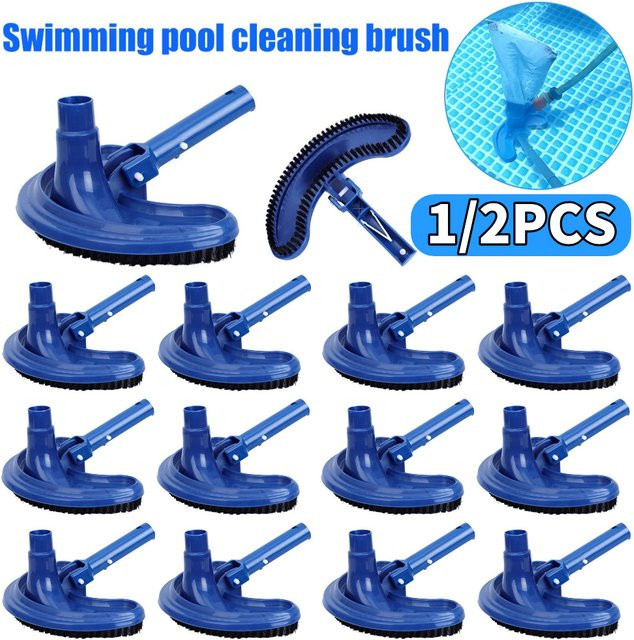 JOCESTYLE Pool Staubsauger Reinigungskopf und Bürste für Schwimmbecken, Teich und Spa in Blau - Bild 1