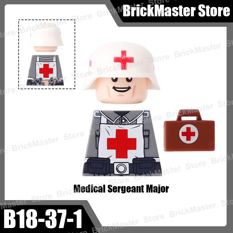 BRICKPANDA Militär WW2 Soldat Figur, Bausteine, ab 14 Jahre - Bild 2