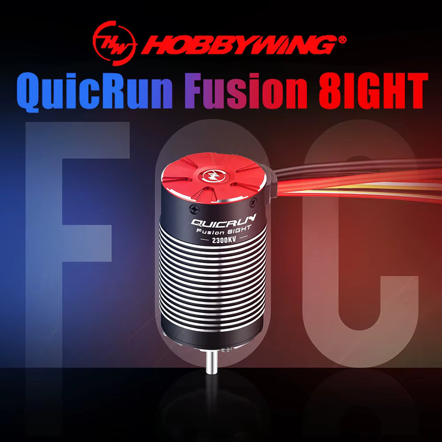 Hobbywing Quicrun Fusion 8ight 2-in-1 80a 2300kv Bürstenloser Sensormotor Esc, Power System für 1/8 Rc Car Rock Crawler - Bild 2