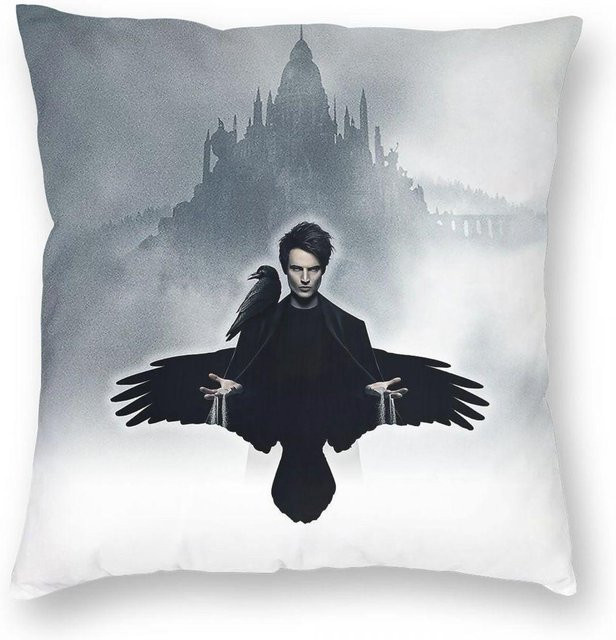 GUOYU HOMEDECOR The Sandman Tom Sturridge Quadratischer Kissenbezug aus Polyester und Leinen in Multicolour, B/B/B: 55 x 55 x 55 cm - Bild 1