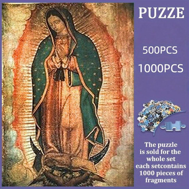 AZNM Porträt der Jungfrau Maria, Puzzle, 500/1000 Teile - Bild 1