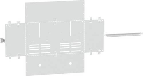 Schneider Electric PrismaSeT-P Montageplatte für 2x 3PH+N Messgeräte, vertikal, Breite: 65 cm, Höhe: 6 Module - Bild 1