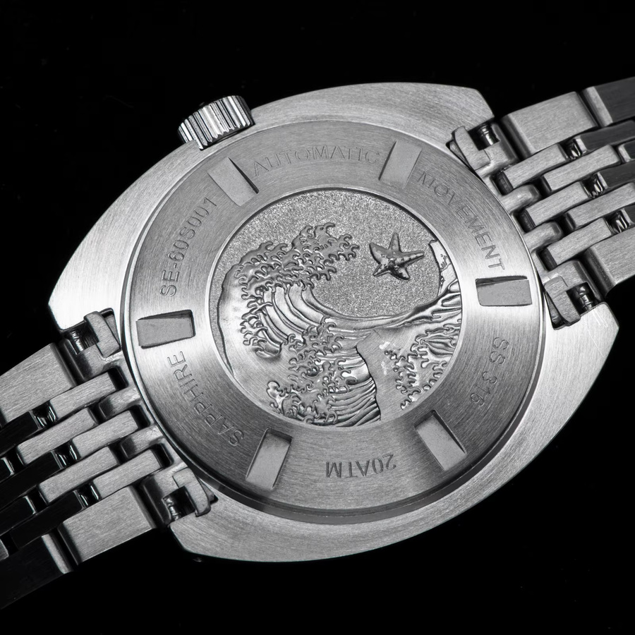 SEESTERN Taucheruhr, Automatik, Edelstahl, Saphirglas, 20 ATM, Herren - Bild 2