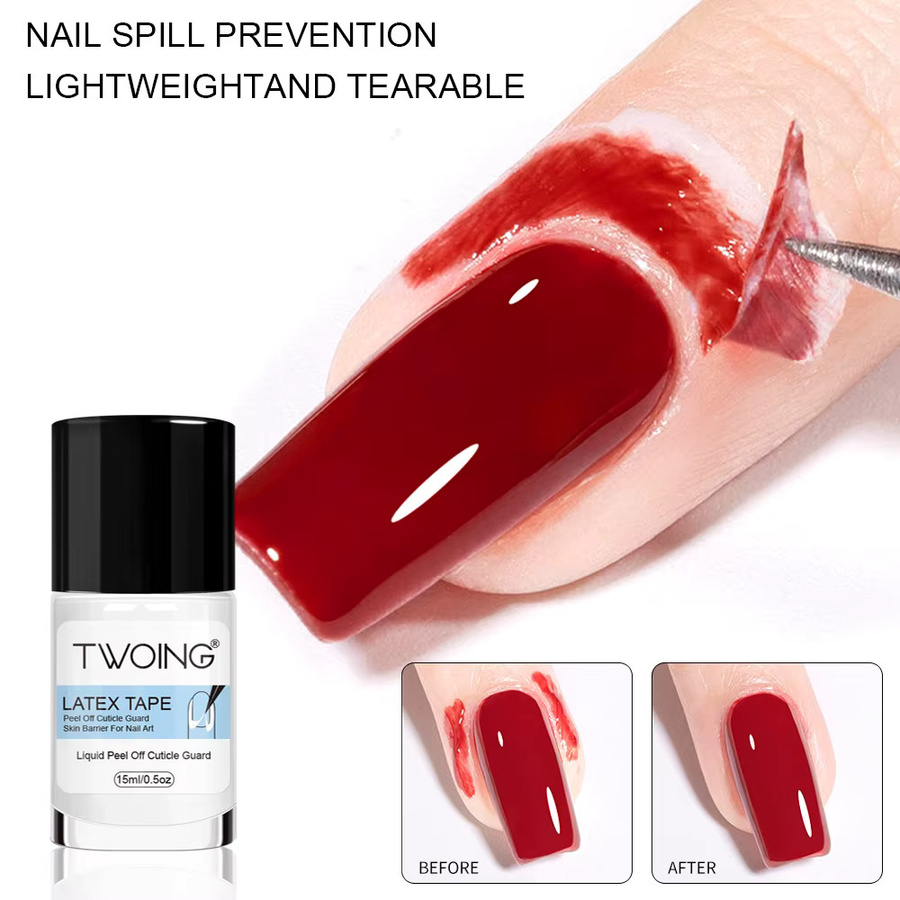 TWOING Abziehbares Nagel-Abdeckgel, 15 ml, Glänzend - Bild 3