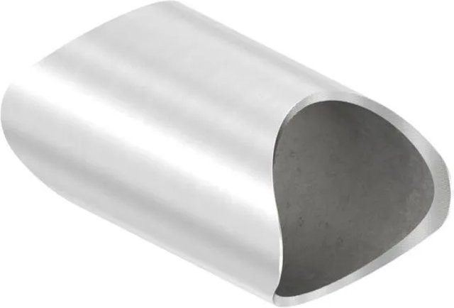 FeNau Rohrverbindungsstück für Rundrohr Ø 42,4 mm aus Edelstahl in Silber, B/T/H: 180 x 140 x 48 mm - Bild 1