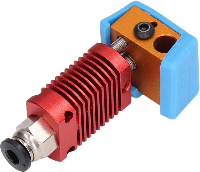 MK8 Messing Düsen Kit 4mm Extruderkopf Ersatzteile für FDM 3D Drucker kompatibel mit CR-10 und Ender 3 in Blau und Multicolour - Bild 1