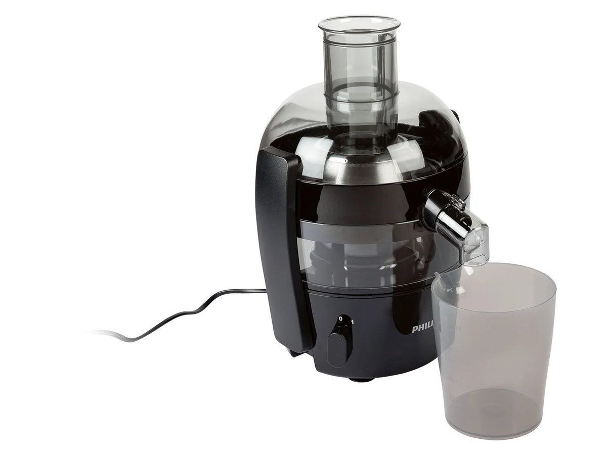 Philips Viva Collection Zentrifugalsaftentsafter HR1832/00, 500W, Schwarz - Bild 2