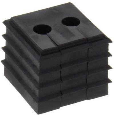 Wiska CDKG 2x5-6 HB BK Dichteinsatz aus Kunststoff in Schwarz, 10 Stück - Bild 1