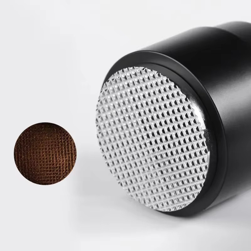 JUSTINLAU Edelstahl Kaffee Distributor Tamper mit Nadeln für Espresso Leveler Werkzeug in Silber und Schwarz - Bild 5