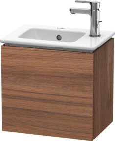 Duravit L-Cube Waschtischunterschrank wandhängend, Nussbaum natur, B: 42 cm, T: 29,4 cm, H: 40 cm - Bild 1