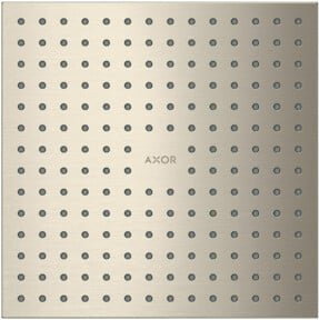 Hansgrohe Axor Kopfbrause Rain Overhead in Silber, quadratisch, 2-Jet, Edelstahl, Breite: 25 cm, Tiefe: 25 cm - Bild 1