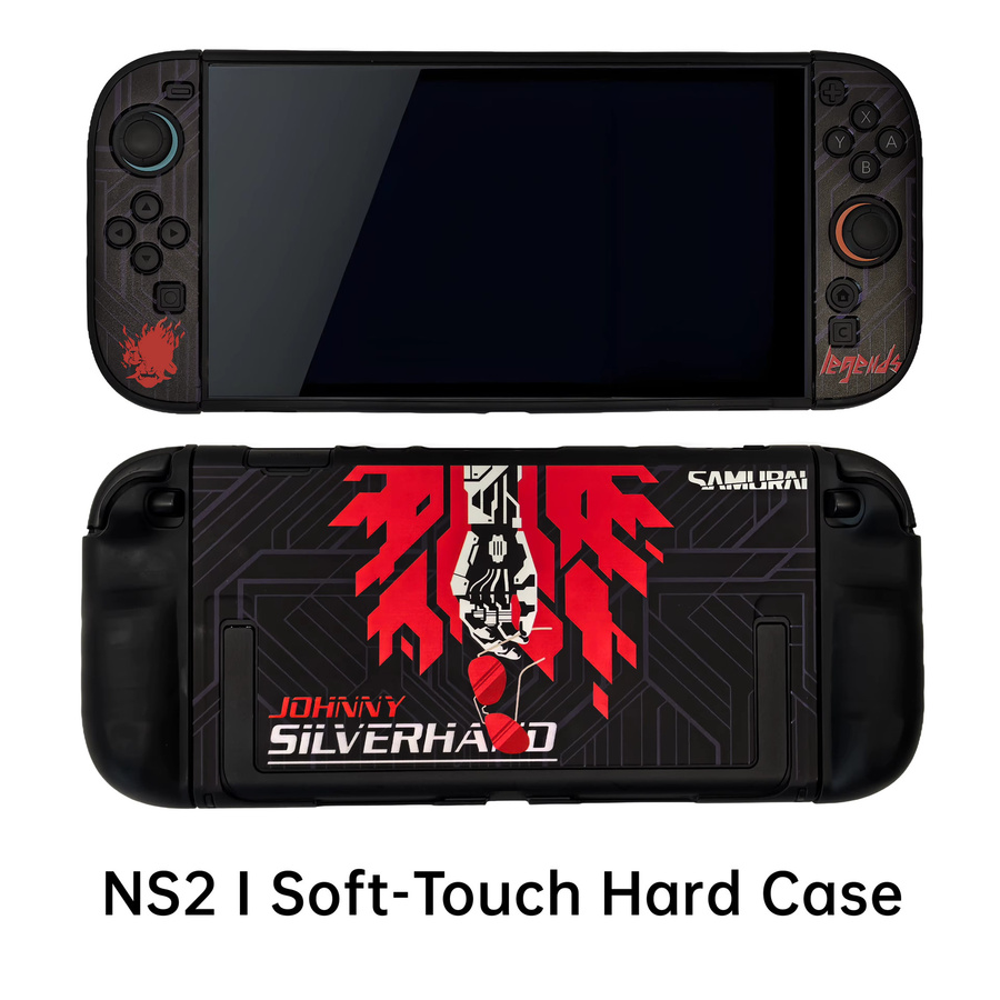 GSF Cyberpunk Schutzhülle für Switch 2, Zweiteiliges Split-Shell-Design Gaming-Cover - Bild 3