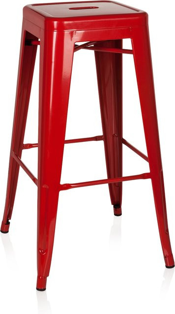 hjh OFFICE Barhocker VANTAGGIO HIGH Metall ohne Armlehnen im Industry-Look - Bild 1