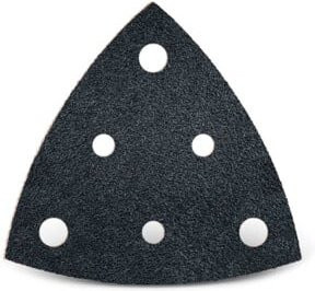 Menzer Klett-Schleifblätter 82 mm K80 mit 6-Loch in Schwarz - Bild 1