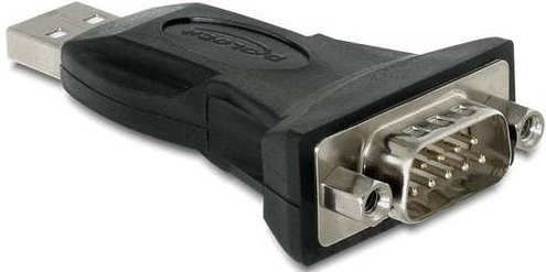 Delock USB 2.0 auf Seriell RS-232 Adapter, USB-A auf 9-polig, Schwarz - Bild 2
