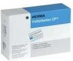 HERMA Selbstklebende Papieretiketten DP1 für Druckmaschinen, Weiß, Matt, B: 25 mm, H: 40 mm - Bild 1