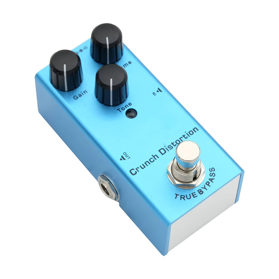 Irin EF-03 Crunch Verzerrung E-Gitarren-Effektpedal mit True Bypass und Metallgehäuse in Blau - Bild 2
